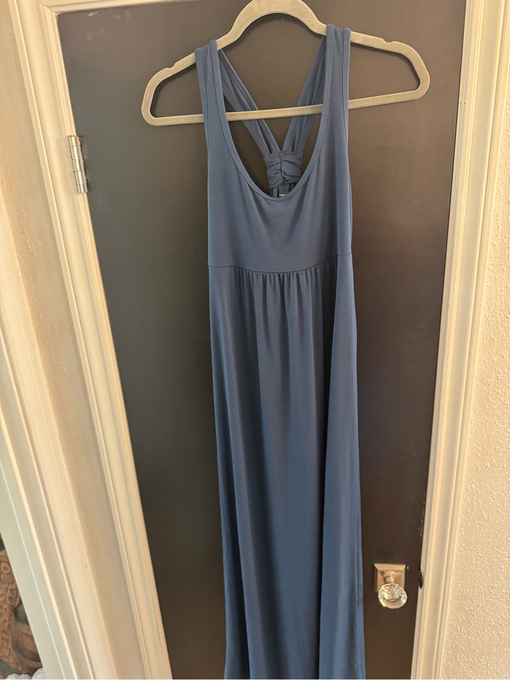 Blue maxi dress Banana Republic